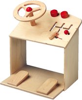 Educo Stuurkolom - Houten speelgoed - Houten puzzel - Educatief speelgoed - Kinderspeelgoed - 37x37x39cm