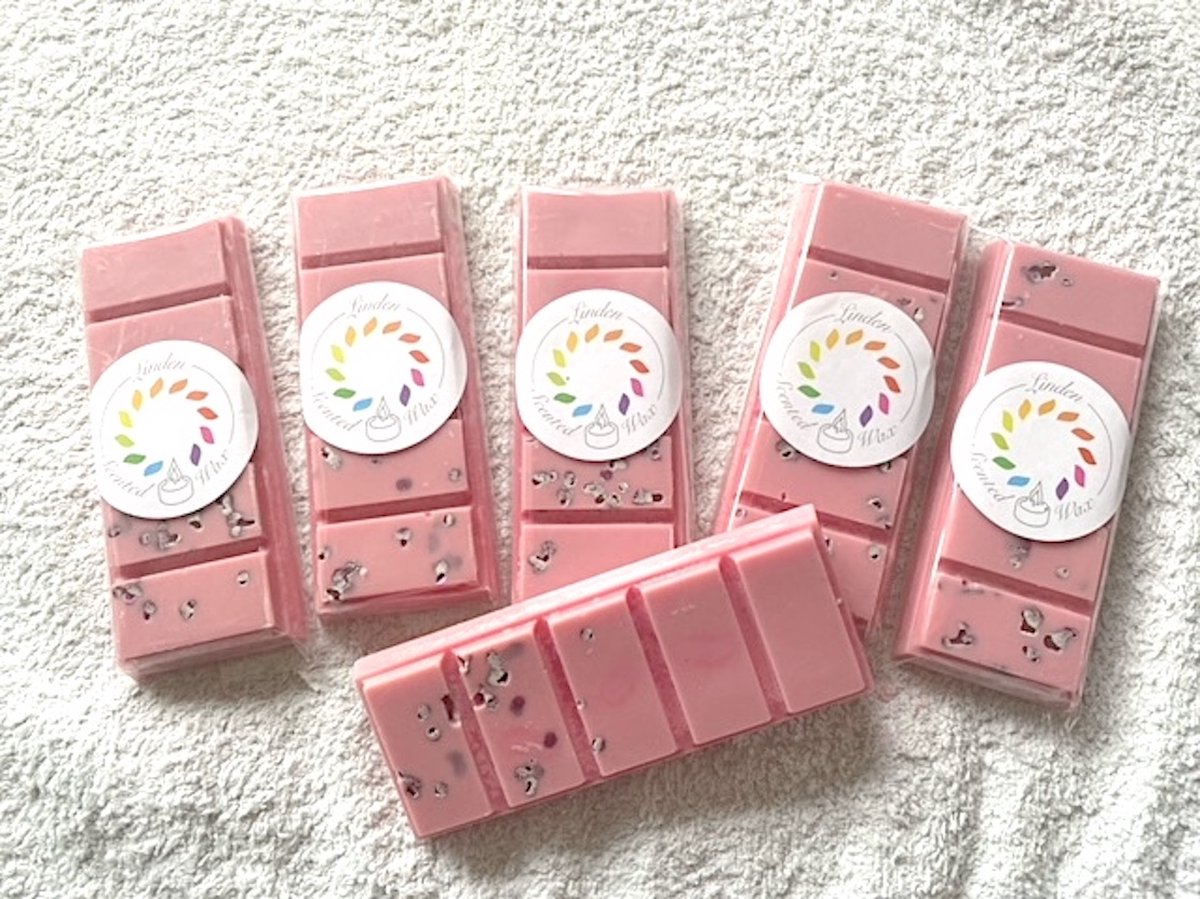 Linden Waxmelts CLASSIQUE waxmelt parfum geur - Linden - handgemaakt - 100% sojawax - aromatic - voor geurbrander - huisparfum rose