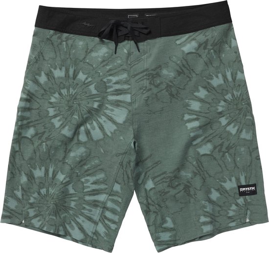 Mystic Tie Dye Performance Boardshort - 2023 - Dark Olive - 28