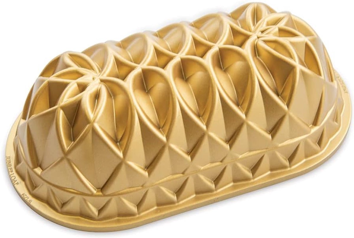 Broodblik aluminium goud 25x15x8cm