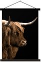 Découpes Scottish Highlander BVC - EB - lattes d'affiche textielposter noir - 3:4 - 8-3