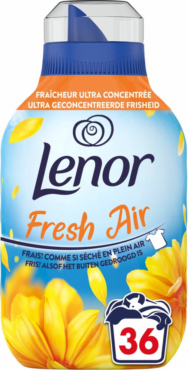Goedkoopste Lenor Wasverzachter Fresh Air Zonnestralen 36 Wasbeurten 504 ml