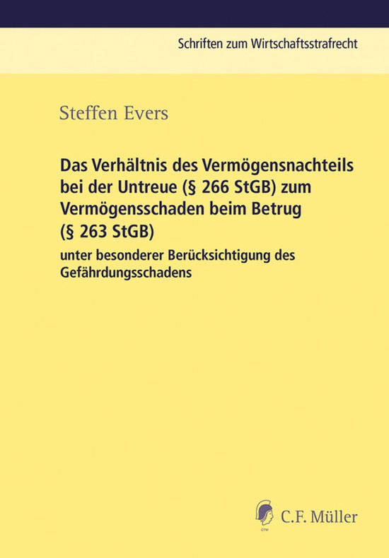 Schriften zum Wirtschaftsstrafrecht - Das Verhältnis des Ve ... - cover