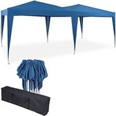 Pop up partytent - Partytent opvouwbaar - Vouwtent - 600 x 21 x 60 cm - Blauw