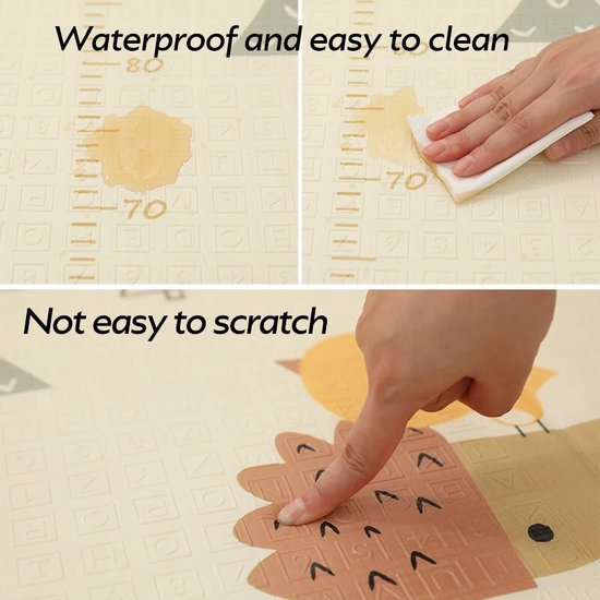 JOYIN Play Mat, 80 x 150 cm, for Children from 3 Years, Circuit Mat, Large Play Mat in the Playroom