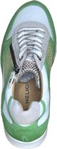 Helioform Sneaker wit met groen H (Maat - 7, Kleur - Wit)