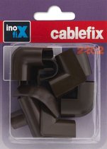 Rallonges Inofix Cablefix Zwart 10mm