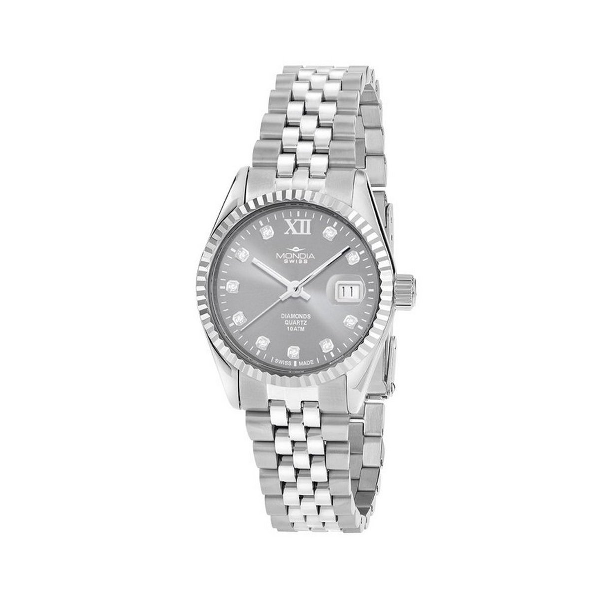 Mondia - MS-207-SS-05DGY-GB - Polshorloge - Dames - Quartz - Icon Legend Lady