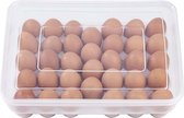 Eierdoos-Koelkast Organizer-Eieropbergbox-Eieren-Plastic eierdoos- Keuken Grote doos- Eieropbergrooster -Eierhouder in koelkast