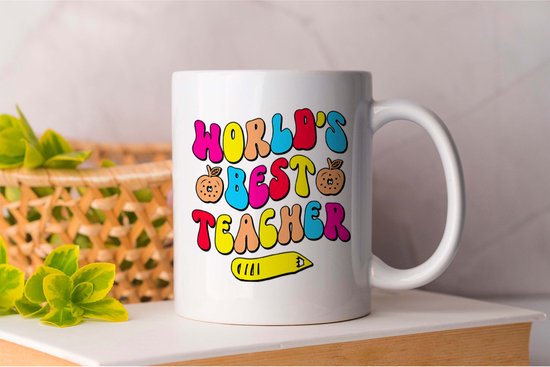 Mug Le Best enseignant du monde - TeacherLife - Cadeau - Cadeau - TeachingInspiration - EduChat - TeacherCommunity - TeacherLife - EducationInspiration - EducationCommunity - TeacherResources