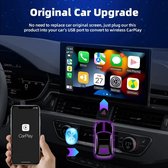 Ekiy Nieuwe Mini Ai Box Rgb Draadloze Carplay Dongle Plug And Play Snelle Verbinding Universele Usb Automatisch Voor Bedrade Apple Carplay