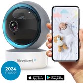GlobeGuard® Babyfoon camera – Beveiligings camera - Baby Monitor – Motion detectie - Full HD – 5MP Versie – Inclusief GRATIS app – Inclusief GRATIS Cloudopslag - Geschikt voor huisdieren - Voor Android & Apple