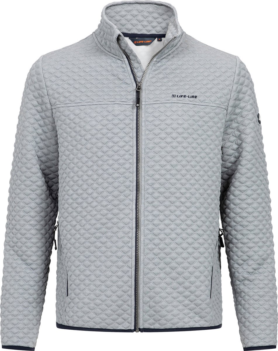 Ivalo Diamond Fleece Vest/Jas Heren Grijs