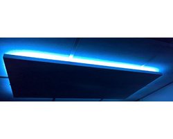 Welltherm metalen infrarood paneel 1210 Watt LED + Onvanger