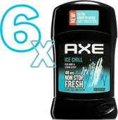 Axe Ice Chill Deodorant Stick 6x50 ml - Iced mint en Citroengeur