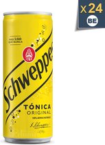 Schweppes Indian Tonic - 24x33cl - boisson gazeuse Tonic - 1 barquette de 24 pièces