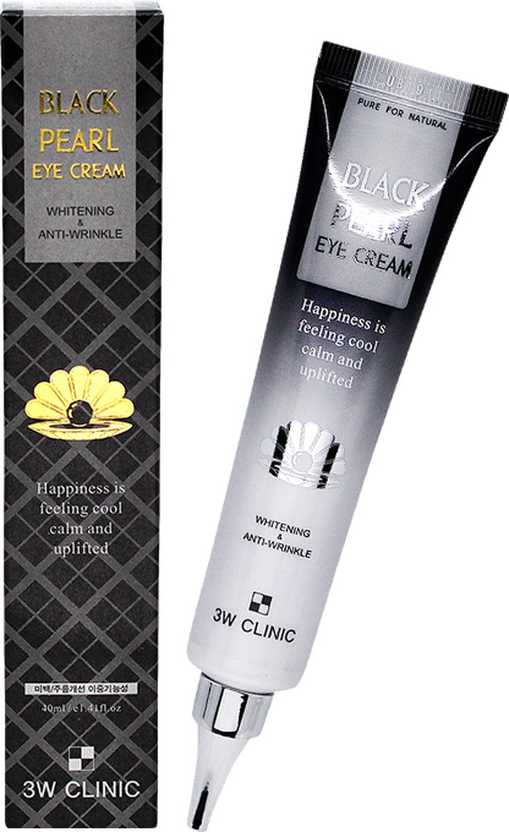 3W Clinic BLack Pearl Eye Cream Whitening 40ml - Korean Skincare