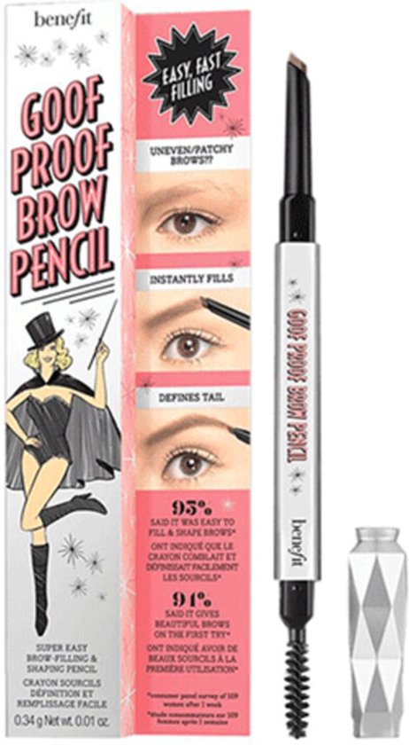 Benefit Goof Proof Brow Shaping Pencil 5 Warm Black Brown 0 34