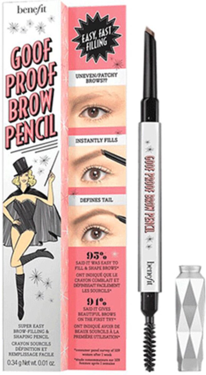 Benefit Goof Proof Brow Shaping Pencil - 5 Warm Black Brown 0,34 gr