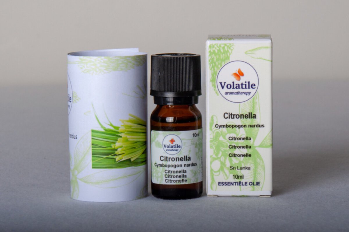 Goedkoopste Volatile Citronella - 10 ml - Etherische Olie