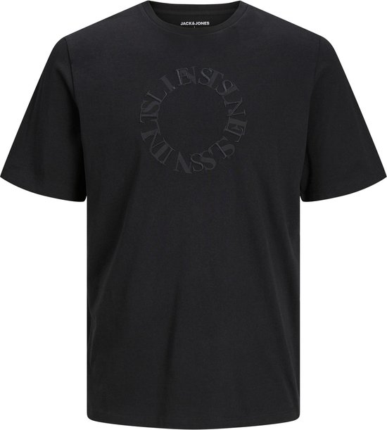 Jack & Jones T-shirt Jjlee Tee Ss Crew Neck 12248617 Black Mannen Maat - L