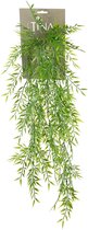 Louis Maes kunstplanten - Bamboe - groen - hangende takken bos van 175 cm