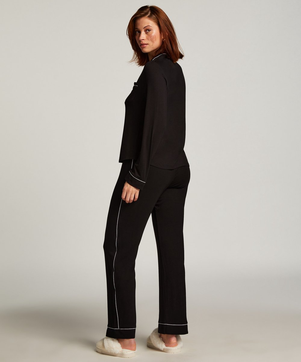 Hunkemöller Jersey-broek Essential, Iceberg Green., S