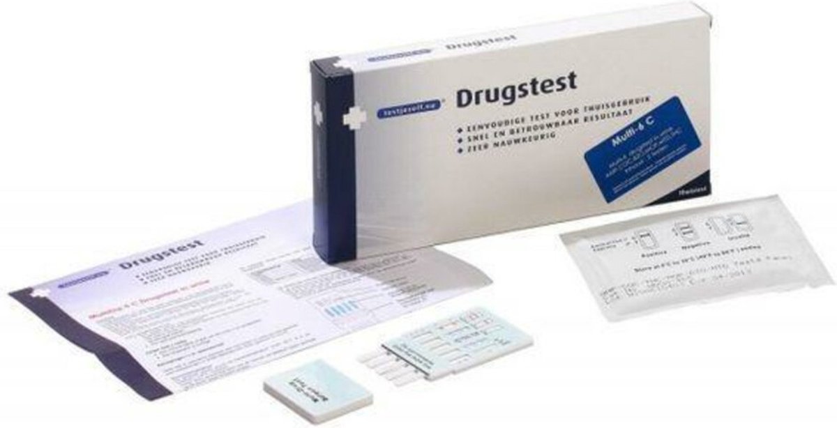 Goedkoopste Testjezelf.nu Drugstest Urine Multi C6 4 stuks