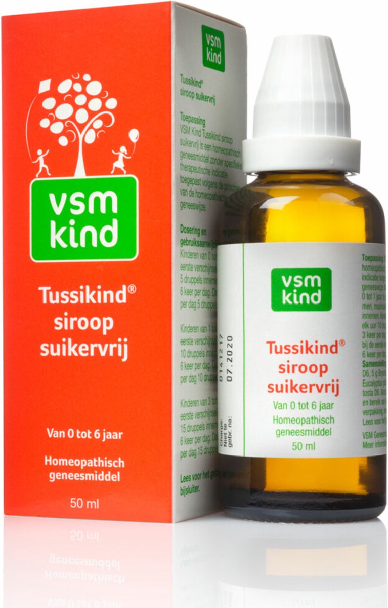 Goedkoopste VSM Tussikind Siroop Suikervrij - 1 x 50 ml