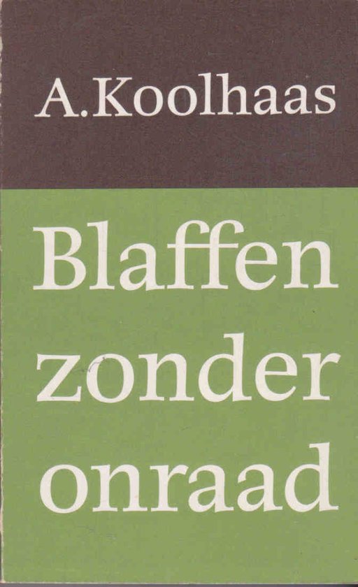 Blaffen zonder Onraad