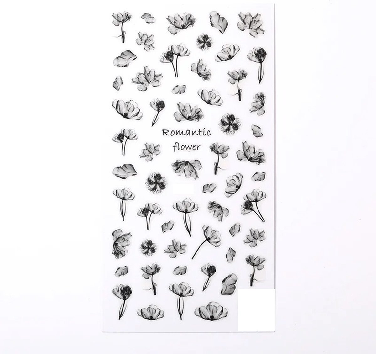Goedkoopste WiseGoods Luxe Bloemen Nagelstickers - Nagel Stickers Bloem - Nail Art - Nailart Sticker Voor Nagels / Kunstnagels / Plaknagels