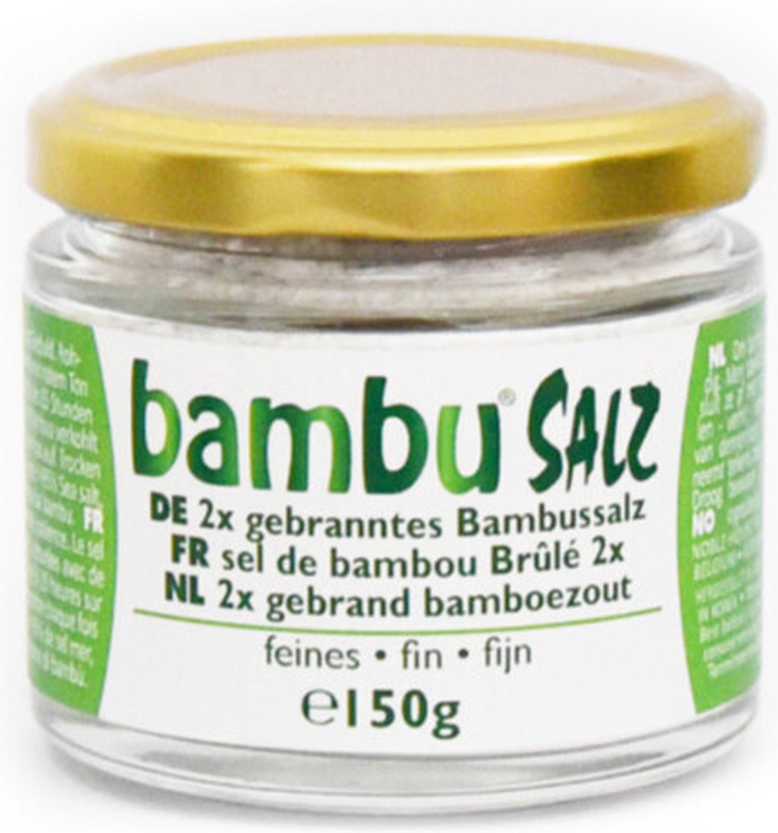 Goedkoopste Bambu Salz Bamboezout fijn 2x gebrand 150 Gram