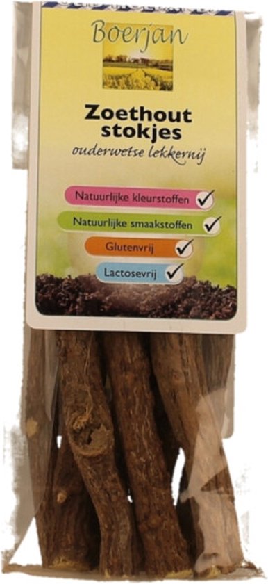 Boerjan Zoethoutstokjes - 8 stuks