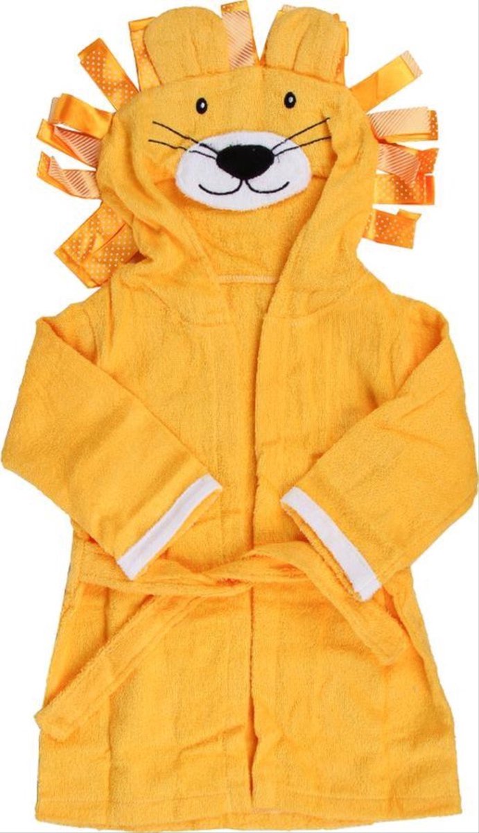 CHPN - Badjasje - Baby badjas - Badjas voor je kindje - Leeuw - Met kam en borsteltje - Universeel - Schattig badjasje