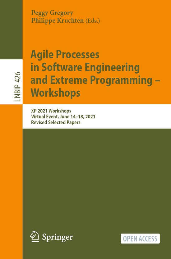 Lecture Notes in Business Information Processing426- Agile P ... - cover