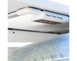 VH infrarood paneel voor montage onder bureau of tafel - 215 Watt - 3 warmte standen - Timerfunctie…