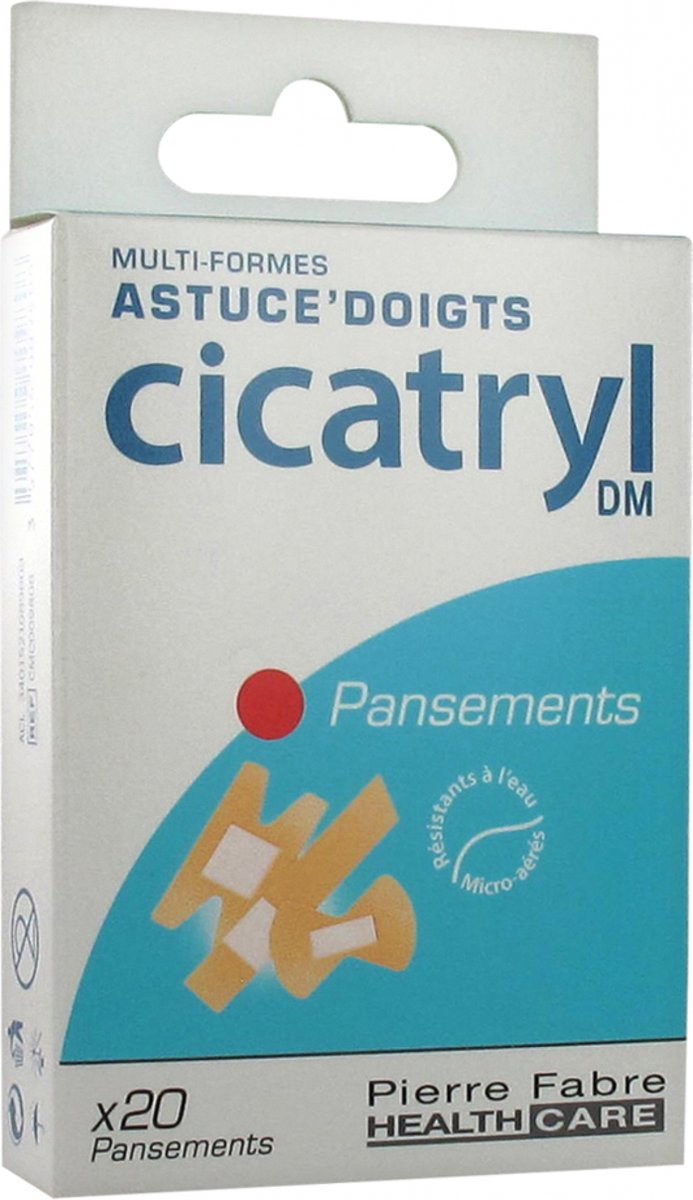 Goedkoopste Pierre Fabre Health Care Cicatryl Finger Tip 20 Dressings