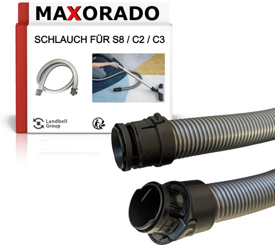 Maxorado Stofzuigerslang 35mm voor uw stofzuiger - geschikt voor Miele, Complete C3 S8 SERIES 10563760 7863552 7863553 7863554 7863555 – stofzuiger reserveonderdeel slang
