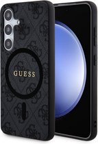 Guess 4G Back Case (MagSafe Compatible) - Samsung Galaxy S24 Plus (S926) - Zwart