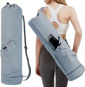 Velox Yogamat tas - Yogatas groot - Yoga mat tas - Grijsblauw