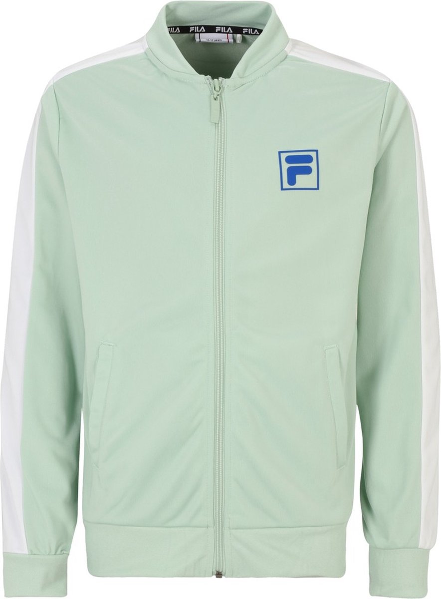 Fila Teens trainingsjack voor jongens Billerbeck Track Jacket Silt -Bright /176 Turquoise