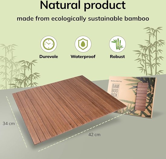 Bamboe Bank Arm Dienblad Dubbellaags Bankclip Op Dienblad Tafel Voor Het Eten Va Bamboe Bank Arm Dienblad Dubbellaags Bankclip Op Dienblad Tafel Voor Het Eten Va
