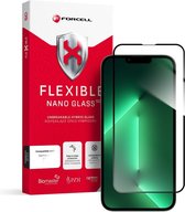 Forcell - Full cover screenprotector geschikt voor Apple iPhone 15 Pro Max - 5D Tempered Glass - Trasparant