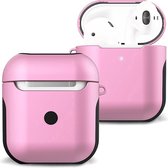 Case Geschikt voor Airpods Pro Hoesje Hoes Hard Cover - Hoesje Geschikt voor Apple Airpods Pro Case - Roze