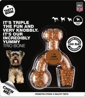 TastyBone - Trio Bone Toy - Lam - Hond - Kauwspeelgoed - Vegan