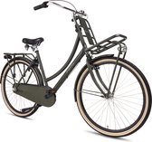 Vélo de transport Popal Daily Dutch Basic+ N3 - Vélo de ville - Femme - 53 centimètres - Army Green