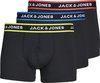 Jack & Jones Heren Boxershorts Microfiber Trunks JACTHOM Effen Zwart 3-Pack - Maat S