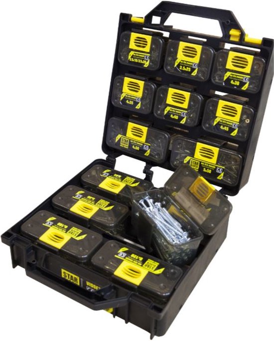 Bott Vario3 Systainer3 koffer kunststof Organizer M 89 Ladingzekering set - Velt