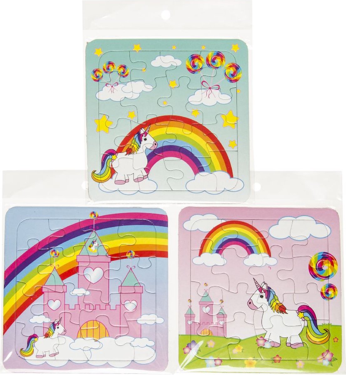 Eenhoorn Puzzel 3 STUKS Puzzels Unicorn Legpuzzels STEM Educatief