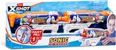 ZURU - XSHOT - Water - Skins à remplissage Fast Sonic The Hedgehog Hyperload Water Blaster (Pack de 2) de ZURU